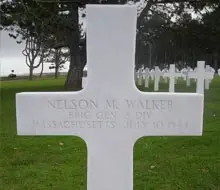 American cemetery cross