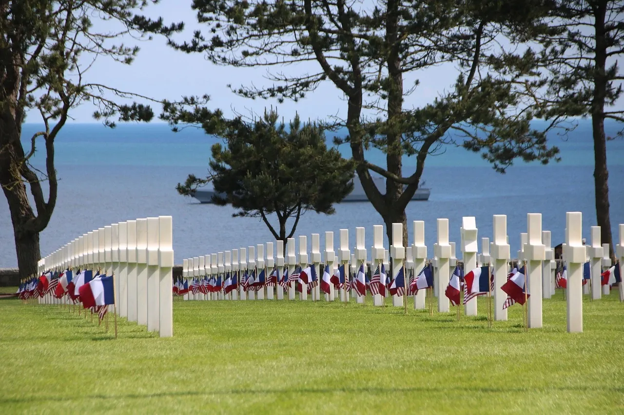 American cemetery, Colleville-sur-mer, France